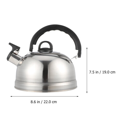 Bouilloire sifflante en acier inoxydable pour utilisation sur la cuisinière 1