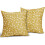 Conjunto de 2 capas de almofada vintage com estampa floral, 45x45cm (18x18 polegadas). 2