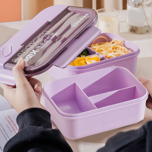 RFUGUG Leakproof Bento Box 3-Compartment 42.7oz 1
