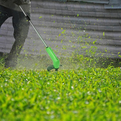 Aluminum Alloy Cordless Grass Trimmer with Adjustable Pole 1