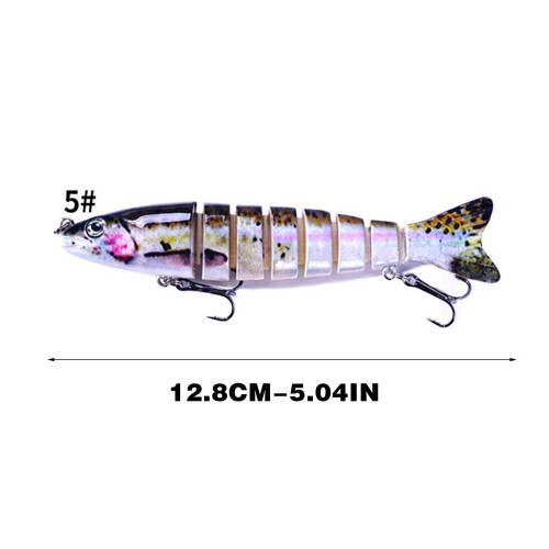 Multi Fish sinkender Meeresangelköder, 12,8 cm, realistisch 2