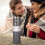 SDJMa Isolierte Kaffeethermoskanne mit 2 Bechern, Grau 4