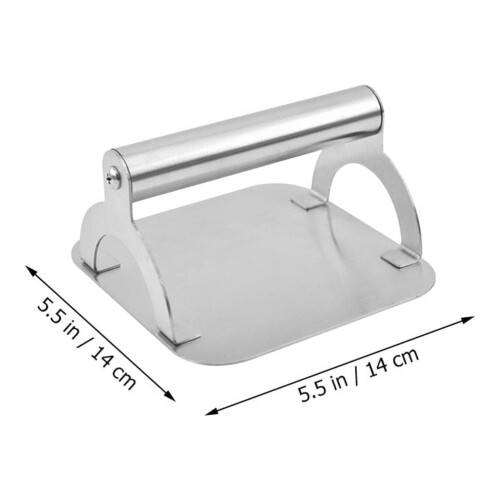 Burgerpresse i rustfrit stål, 14 cm 1