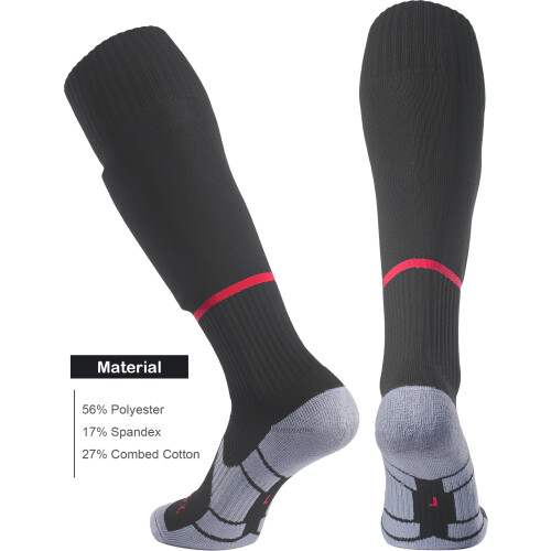 Knee-High Soccer Socks – Cushioned, Moisture-Wicking, 1