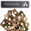 25 st halvmåneformade metallmöbelbrickor 2