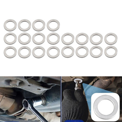 Car Engine Bottom Oil Drain Plug Seal Washers Replacement 1