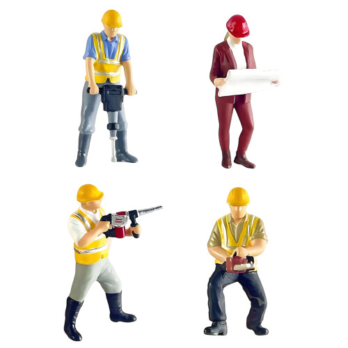 Figurine d'ouvrier de Construction-Leader féminin Lookin 1