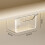 Boîte de rangement suspendue transparente pour maquillage, 5