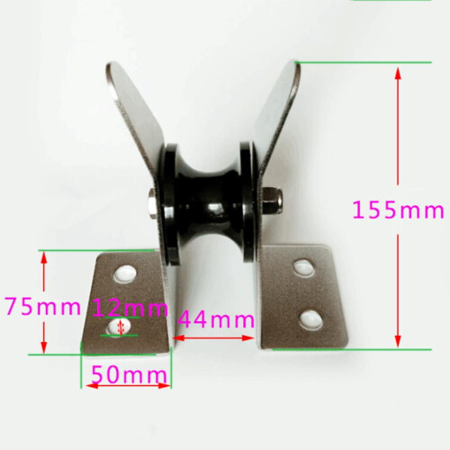 Bugankerrolle, 6 Zoll, Edelstahl 316 1