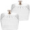 Glassockerburk med lock – 9x9x7,5 cm 4