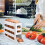 Meiiso Egg Dispenser 4-Tier Refrigerator Organizer 5