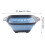 Foldable PP Silicone Colander Strainer 1 pcs 2