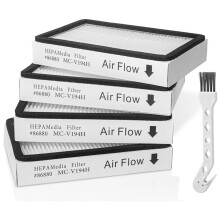 5PCS HEPA Filters for  EF-2 86880 Exhaust Vacuum Compare to Replace Part 20-86880 (86880), 40320, EF2, 610445