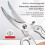 Multipurpose Kitchen Scissors Stainless Steel Scissors for Meat Vegetables,Scrape Fish Scales Powerful Chicken Scissors 5
