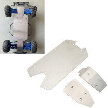 Kraton 1/10 Piastra protettiva in alluminio Armor da 460 g Argento