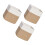 Three Soft Interlaced Storage Bins Washable For Kids Room Pet-B 1