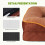 EDX ortopædisk hundeseng memory foam brun lille 3