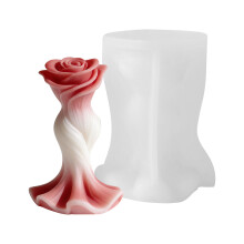 Romance Rose Shape Candle Mould Ideal For Enthusiasts And Home