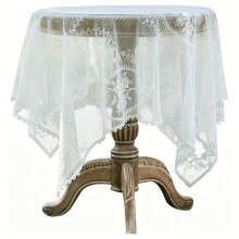 Delicate Floral Pattern Lace Tablecloth For Special-90*140cm