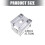 Premium Galvanized Steel 6 Unit Deck Post Base With-Two pack 2
