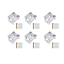 6x6 maßgefertigte Deckpfostenbasis aus verzinktem-6er-Pack