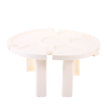 Outdoor folding table white plastic 1 pc 5.5x11.8x11.8 in