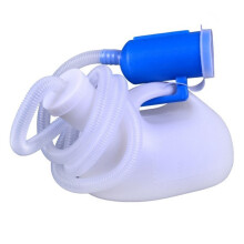 Mužský pisoár s vekom, 2000 ml, odolný voči vyliatiu, opakovane použiteľný