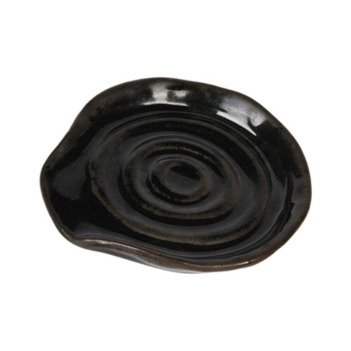 Multifunctional Ceramic Condiment Tray And Cooking-Black