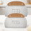 2PCS Wood Handle Stainless Steel Dough Chopper Suitable for 4