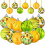 Solrosbollsornament Gula24-pack 1