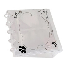 Photocard Holder Stand Clear Trading Card Protectors-kitten