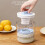 Efficiënt handbediende yoghurt-kaasfilter met veerbelaste-Blauw 5