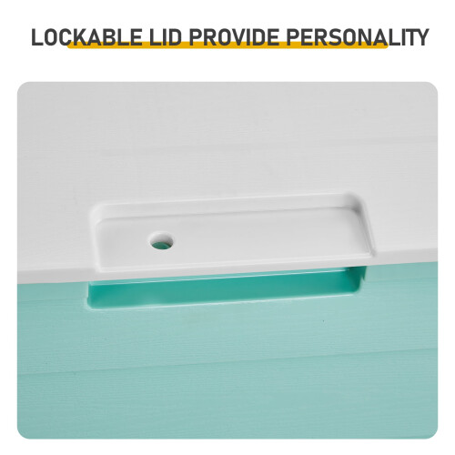 280L Garden Storage Box with Wheels 1
