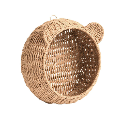 Rattan Wall Shelf Wall Mounted Floating Shelf,Space Saving