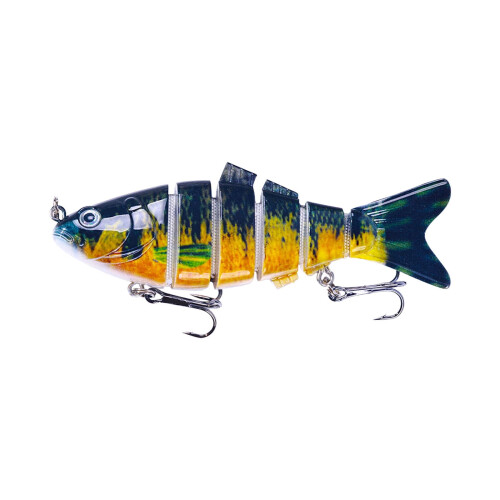 Isca de pesca ABS Swimbait 10cm Multiarticulada 1