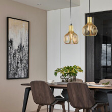 Antik messing pendellampe loftslampe