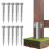 10 Pieces strong Galvanized Fence Posts Great For Exterior 3