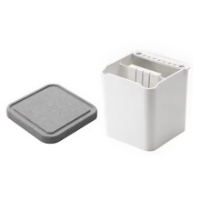 Easy Use Brush Cleaner Holders For DIY Models Two Compartment