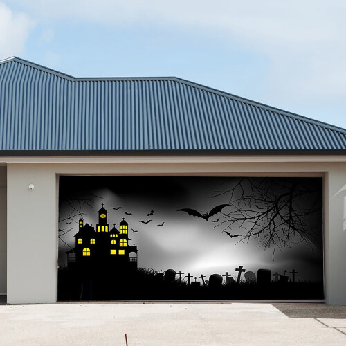 Halloween-Garagentorbanner 60 x 51 Zoll