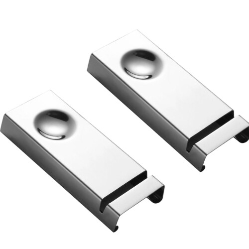 Contemporary Silver Flatware-Steel color Two piece bracket