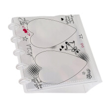 Photocard Holder Stand Clear Trading Card-simple love
