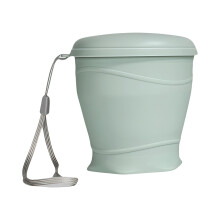 260 ml reisefreundliche Silikon-Wasserflasche, leicht zu-Grün