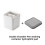 Easy Use Brush Cleaner Holders For DIY Models Two Compartment 5