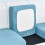 Housse extensible pour méridienne bleue 1 place 1