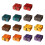 Handcraft Wood Storage Box Lock For Valuables-sunset red 2