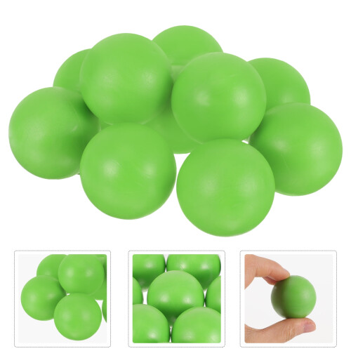 Grønne bordfodboldbolde – harpiks, 3,8 cm, 10 stk. 1