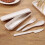 Ensemble de 3 couverts en plastique à longs manches 3
