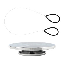 Roterend aardewerk beeldhouwwiel Aluminium klei draaitafel-25 cm