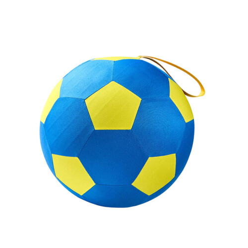 Jouet interactif de boule de chien de-Couleur jaune et bleu