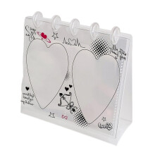 Fotokartenhalter, Ständer, transparent, Schutz-einfache Liebe